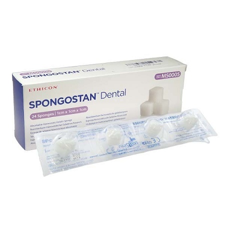 Σπογγος Αιμοστατικος Dental 10x10x10mm Spongostan MS0005