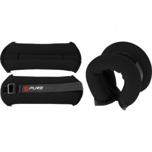 ANKLE/WRIST WEIGHT BLACK WITH VELCRO 2X0,5KG
